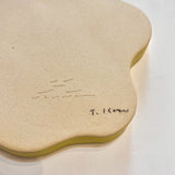 うねうね皿(Yellow・大)/ 青柳あづみ