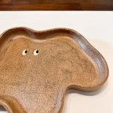 うねうね皿(Brown・中)/ 青柳あづみ