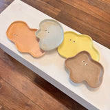 うねうね皿(Yellow・大)/ 青柳あづみ