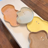 うねうね皿(Pink・大)/ 青柳あづみ