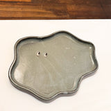 うねうね皿(Gray・大)/ 青柳あづみ