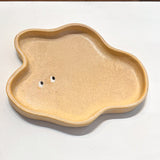 うねうね皿(Orange・中)/ 青柳あづみ