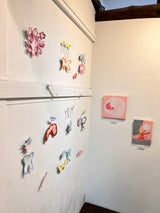 pink who & flower / 岡本果倫