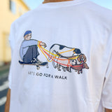 T-Shirt "Let's Go For a Walk" / さもゆりこ