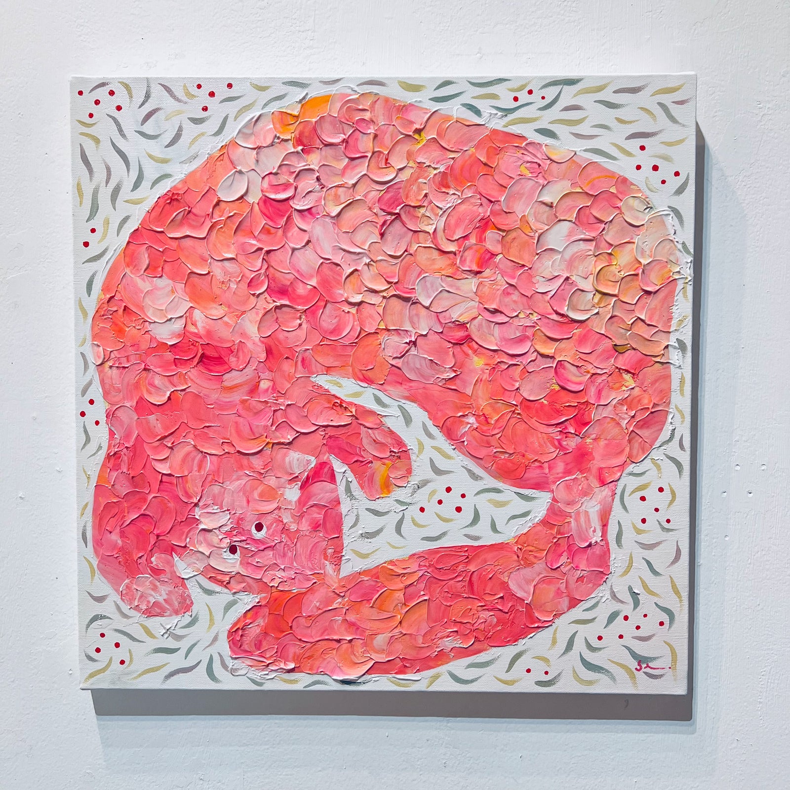 三嶋さつき 絵画 まるくなる / 三嶋さつき – Gallery John -Kamakura-
