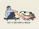 T-Shirt "Let's Go For a Walk" / さもゆりこ