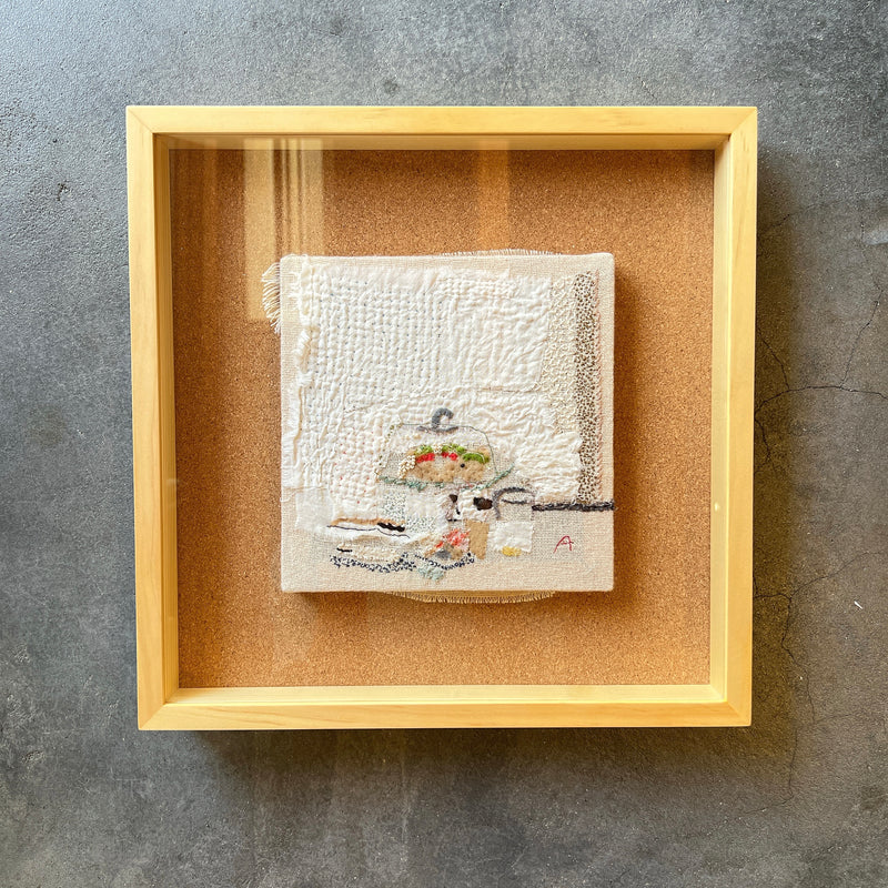 糸と布の絵画「Portrait Of The House」- 4